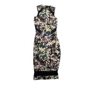 Material Girl Abstract Print Bodycon Dress SZ SM